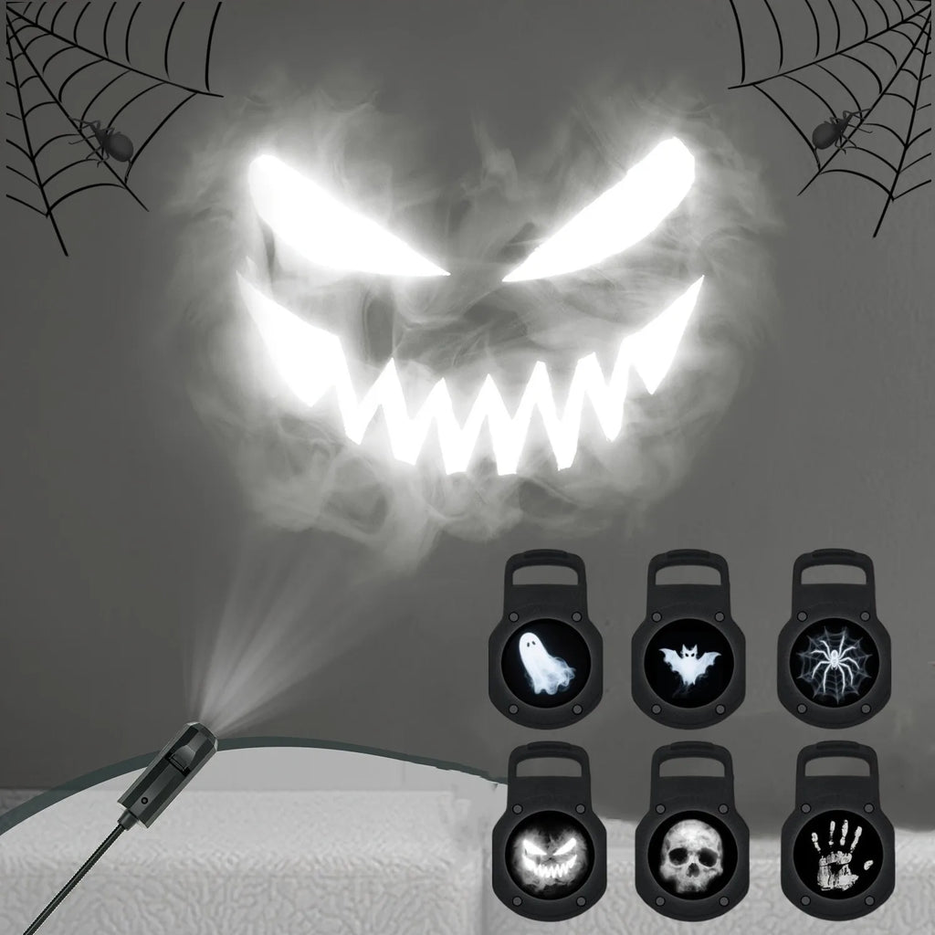 USB Halloween Ghost and Skull LED Projector Night Light